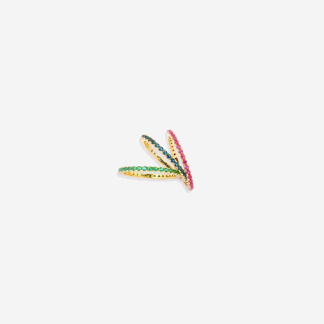 September Birthstone Eternity Stacking Ring