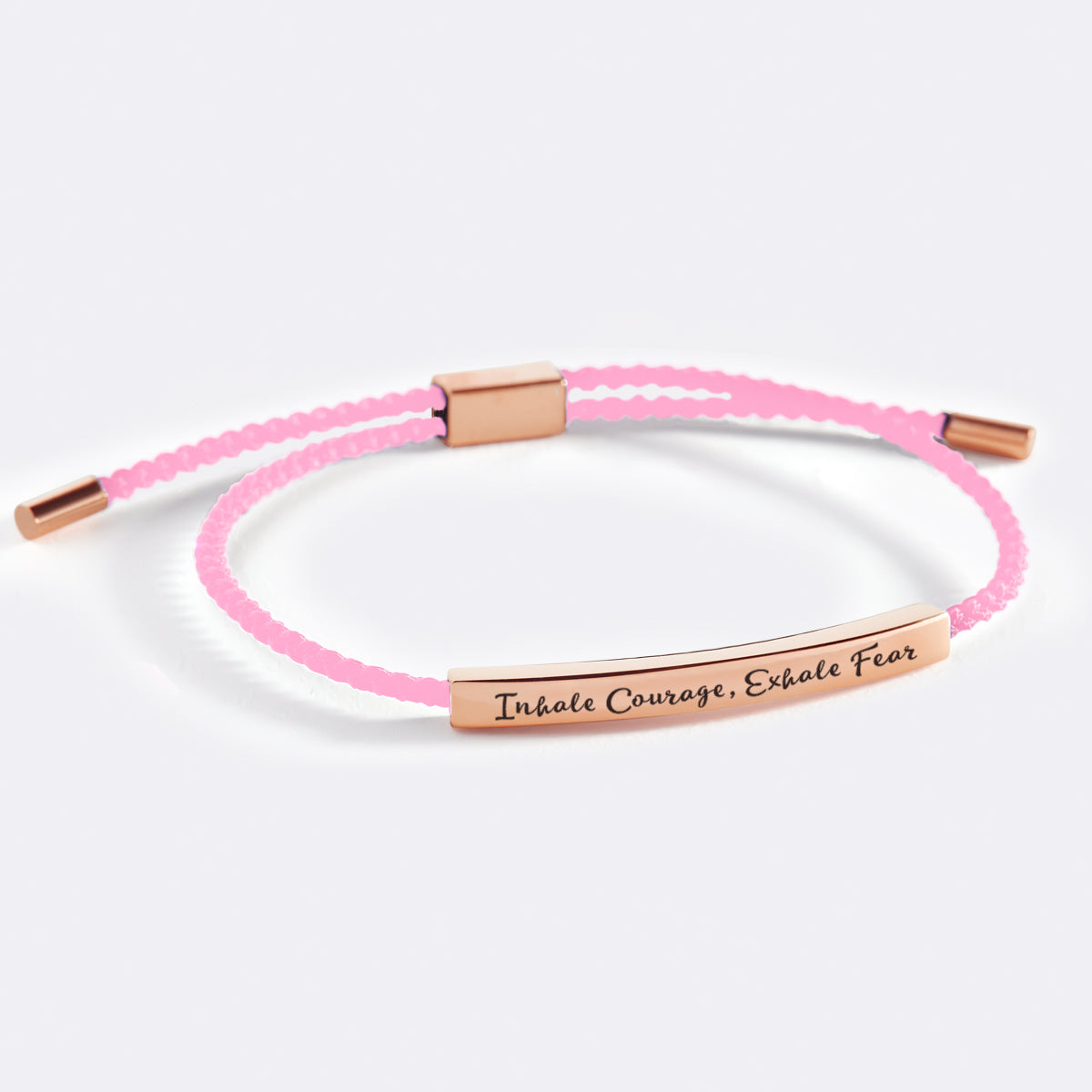 Inhale Courage, Exhale Fear Inspire Bracelet