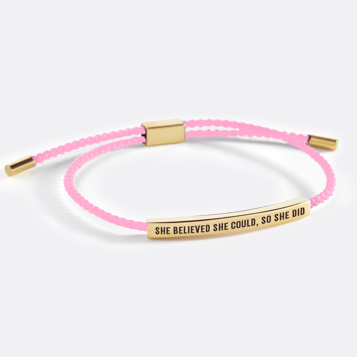 She Believed She Could, So She Did Inspire Bracelet