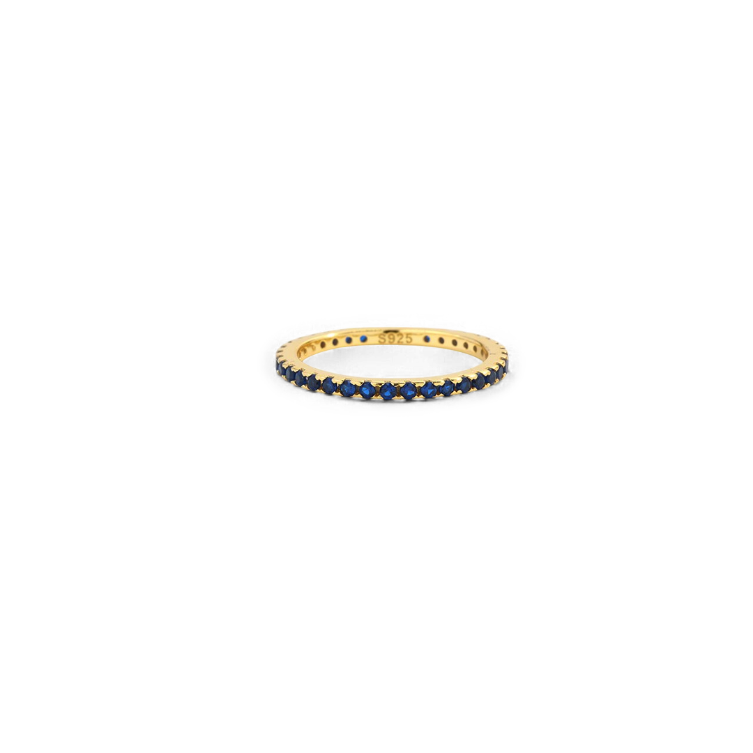 September Birthstone Eternity Stacking Ring