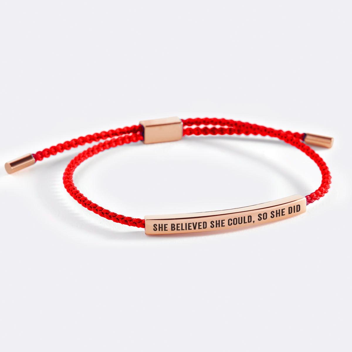 She Believed She Could, So She Did Inspire Bracelet