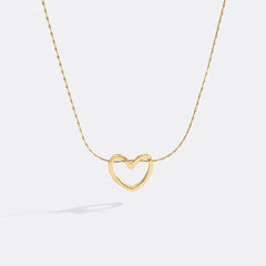 Open Heart Necklace