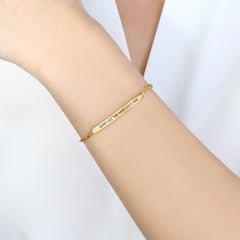 Don't Let The Hard Days Win Inspire Paperclip Bracelet