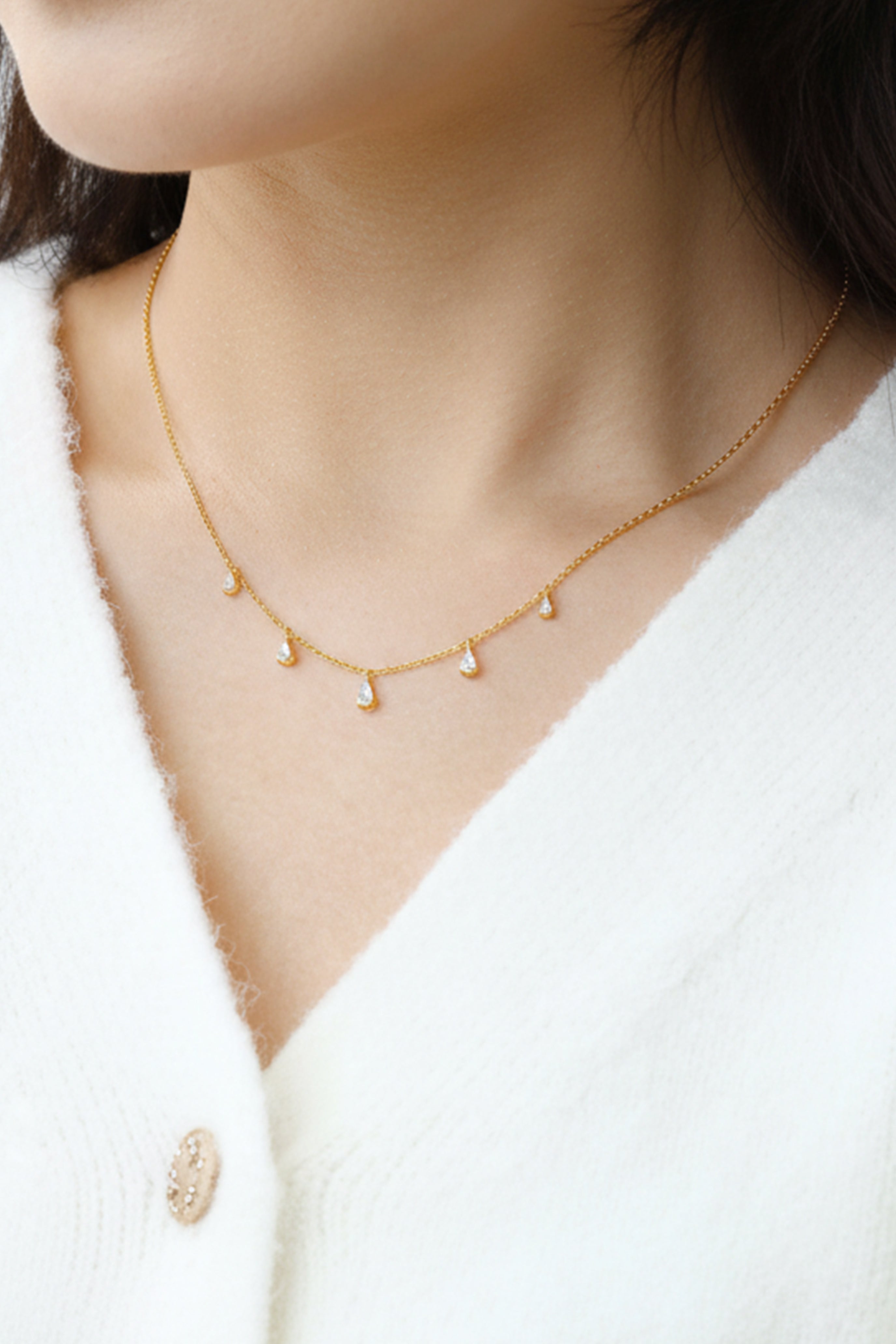 Pear Shape Necklace