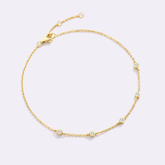 Bezel Set Diamond Bracelet
