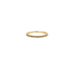 August Birthstone Eternity Stacking Ring