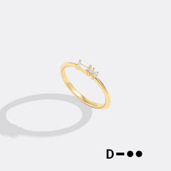 Dainty Personalized Morse Code Ring