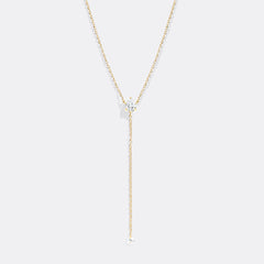 Minimalist Lariat Necklace